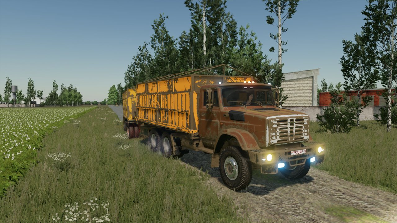 ЗиЛ-4334 + Прицеп Лайнер